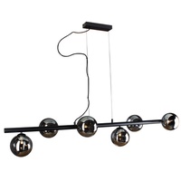 ECO-Light NEPTUN, 6xG9 9120-S6 NERO Pendelleuchte G9 Schwarz