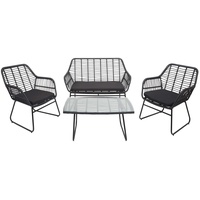 MCW Polyrattan Garnitur MCW-G17a, Garten Sofa Set Sitzgruppe Stuhl,