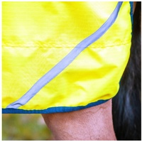 Busse Ausreitdecke 100g Shine Reflex Gelb (Navy) 145