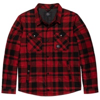 Vintage Industries Square+, Hemd/Textiljacke - Rot/Schwarz - XL