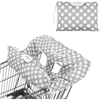 Navaris 2in1 Einkaufswagenschutz und Hochstuhl-Abdeckung - Hygieneschutz Baby Sitzbezug