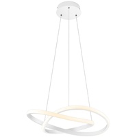 Trio Reality Leuchten LED Pendelleuchte Course R32051131, Metall Weiß