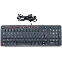 CONTOUR Design Balance Keyboard Wired schwarz/silber, USB, DE (BALANCE-DE-WIRED)