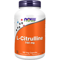 NOW Foods L-Citrullin 750 mg 180 vegane Kapseln