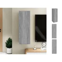 VidaXL TV-Schrank Grau Sonoma 30,5x30x90 cm Holzwerkstoff