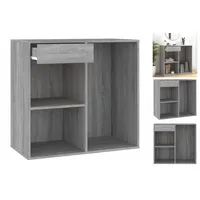 VidaXL Kosmetikschrank Grau Sonoma 80x40x75 cm Holzwerkstoff