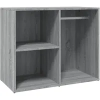 VidaXL Regal für Schminktisch Grau Sonoma 80x40x65 cm Holzwerkstoff