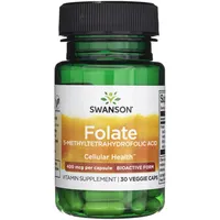 Swanson Folsäure 5-MTHF - 30 Veggie-Kapseln
