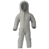Engel Kinder Fleece Overall (Größe 50 , grau)