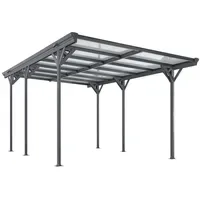 Juskys Carport 5 x 3 m mit Flachdach