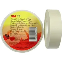 3M SCOTCH27-12X20 Gewebeklebeband Weiß (L x B) 20 m