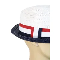 COLLEZIONE ALESSANDRO Strohhut " France " in blau |