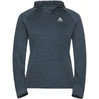 Odlo Damen Run Easy Mid Layer Hoody blau