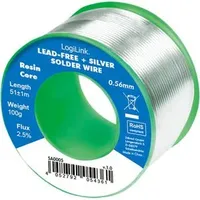 Logilink Lötdraht, Durchmesser: 0,56 mm, 0,7% Kupfer, 100g
