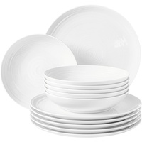 SELTMANN WEIDEN Tafelservice Terra Uni 12 teilig, WEISS