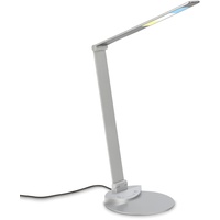 Briloner CCT-LED Schreibtischleuchte, 83 cm, Silberfarbig
