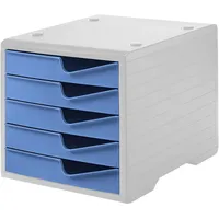 Styro Schubladenbox styroswingbox cornflower 275-8430.6281, DIN C4 mit 5