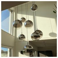 S.luce Progress Galerieleuchte Glas mit Farbverlauf 5m Abhängung