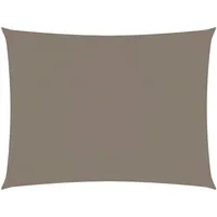 VidaXL Sonnensegel Oxford-Gewebe Rechteckig 6x7 m Taupe
