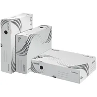 Leitz easyboxx Archivbox 6134 A4 80 mm Weiß 25