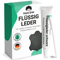 Emma Grün Emma Grün® Flüssigleder Schwarz [1x7ml] - Leder