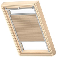 VELUX Plissee Sandbeige 1277, CK04 Aluminiumschiene,GGU,Manuell,VELUX