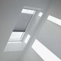 VELUX Plissee FHL Y45 1282S Grau 1282, 75x124 cm