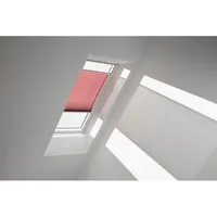 VELUX Plissee Weinrot Schiene