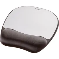 Fellowes Memory Foam Silberstreifen Handgelenkauflage mit Mauspad