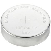 VOLTCRAFT Knopfzellen-Akku LIR 2477 Lithium 180 mAh 3.6 V