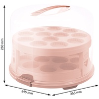 Rotho Tortenglocke Fresh XL mit Trays 26 cm inkl.