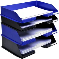 Exacompta 11214D 4er Pack Premium Briefablage Combo Maxi für