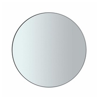 BLOMUS Wandspiegel Rim, Badezimmerspiegel, Dekospiegel, Stahl pulverbschichtet, farbiges Glas,