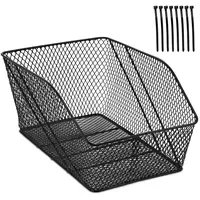 Relaxdays Fahrradkorb Relaxdays schwarz