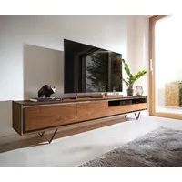 DeLife TV-Board Stonegrace Akazie Braun Steinfurnier 240 cm 2