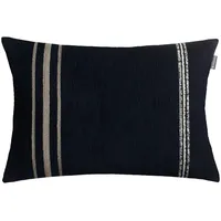 Musterring Kissenhülle Mr-Square, Schwarz, Weiß, Textil, Streifen, 40x60 cm