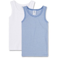 Sanetta Jungen Unterhemd Blau (Riviera 50094), 104 (4 Jahre),