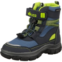 LICO Crumbie VS Schneestiefel, Blau/Marine/Lemon, 21 EU
