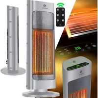 Kesser KESSER® Heizlüfter mit Fernbedienung energiesparend leise 2000W Keramik