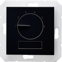 Kopp HK07 - elektronisches Raumthermostat ”Premium”, Farbe: schwarz matt