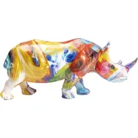 Kare Deko Figur Colored Rhino 17cm