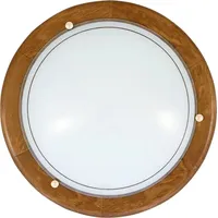 Rabalux Ufo Deckenleuchte 1x E27 Eiche, opal rund 300mm