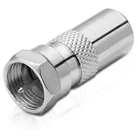 Conecto Antennen-Adapter, F-Stecker auf IEC-Stecker, Adapter zum Verbinden von