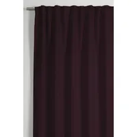 GARDINIA Schlaufenschal mit Gardinenband Dimout Beere 245 cm x