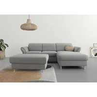 Sit&more Ecksofa SIT & MORE "Apulia L-Form", grau, B:250cm