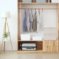 VidaXL Aufbewahrungsboxen 2 Stk. Stoff 50x30x25 cm Creme