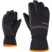 Ziener Lejano AS Ski-Handschuhe/Wintersport | Wasserdicht Atmungsaktiv, black/graphite, 3,5