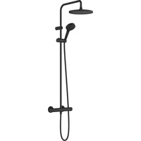 HANSGROHE Vernis Blend 240 1jet Showerpipe mit Thermostat, Mattschwarz