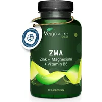 Vegavero ZMA (Zink + Magnesium Vitamin B6) 120 St