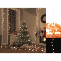 VidaXL LED-Lichterkette mit 300 LEDs Warmweiß 30 m PVC